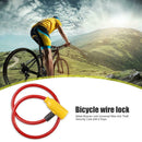 Metal Bicycle Lock Universal MTB Road Bike Anti Theft Security Lock (Red)