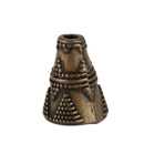 60 Bronze Tone Bead Caps Fit Chain Tassel 11x9mm