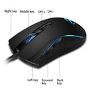 A869 USB Wired Colorful Gaming Mouse 3200DPI 7 Buttons Optical Mouse W Hn