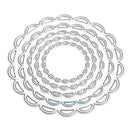 5pcs Circle Metal Cutting Dies Embossing Stencil DIY Scrapbook Paper Cards Decor