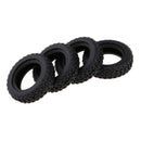 Durable Plastic Tire Tyre Black for WLtoys K979/K989 Spare Parts, Pack of 4