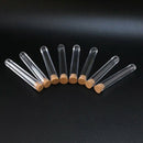 Aboratory Plastic Test Tube With Cork Stopper For School Lab Experiment Tra Z1I9