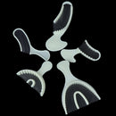 5Pcs/pack Plastic Dental Impression Trays Central Supply Teeth Holder Durab_