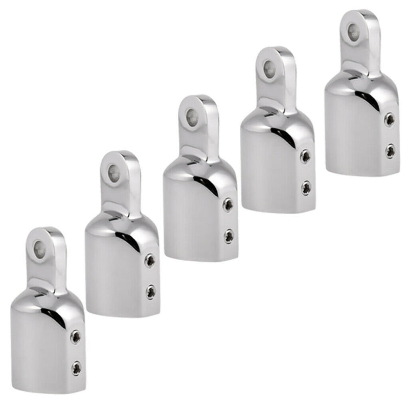 5Pcs Stainless Steel Pipe Eye End Cap Bimini Top Hardware