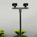 2X(10Pcs 2Led Street Lamp 1:100 Ho Scale Street Light Scenery Mini Lamppost