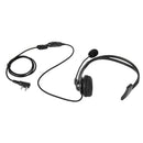2 PIN PTT Mic Headphone Headset for KENWOOD RETEVIS BAOFENG UV5R 5R/888S M8S8