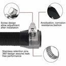 4Pcs Aluminum Hex Hose Finisher Clamp with Screw Band Hose End Cover 6AN