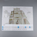 11CT Sailing Boat Stamped Cross Stitch Kit Handmade Needlework Home Decor