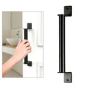 Black Door Handle 9" Heavy Duty Sliding Door Pull Gate Barn Shed Garage Handle