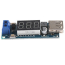 DC-DC 6-40V to 5V 2A Step-down LED Voltmeter USB Voltage Converter ME
