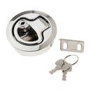 Convenient Boat Deck Hatch 1/2" Door White Plastic 2" Flush Pull Slam Latch