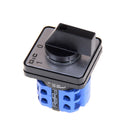 Latching 4 Terminal On-Off-On 3 Position Rotary Changeover Cam Switch ME