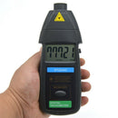 Precision Non-Contact Tachometer W/Extended RPM Range, Digital LCD Screen,