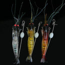 Shrimp Fishing Worm Soft Lure Shrimp Worm Lure 6g 9cm 12 Pieces