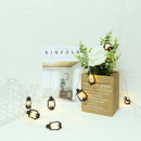 1.6m LED Kerosene Light String Battery Operated Garland Lantern Fairy Lamp