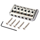 6 String Fixed Hardtail Saddle Bridge Guitar Tailpiece For Electric Guitar