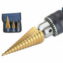 Step Drill Bit Set Kit HSS Cone Drill Bit With Coating
