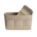 Women Fashion Felt Cloth Inner Bag Fits In Insert Handbag Multi-Pockets Cos A2X3