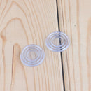100x Furniture Glass Table Mat Non-Slip Insulating Silicon Soft Rubber Gasket OZ