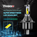 TXVSO8 Diode Lamp H4 LED Headlights for Car MINI Universal 6000K Auto COBS Ew