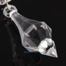 10pcs Clear Acrylic Crystal Beads Curtain Wedding Party DIY Hanging Decorations