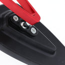 Motorcycle Metal Handle Bar End Rearview Side Mirrors 7/8inch(22mm) Red
