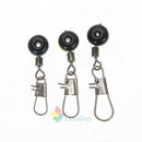 60x Tackle Running Ledger Slider Snap Connector Swivels Fishing Gear Accessory