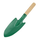 Wood Grip Metal Shovel Trowel Garden Yard Hand Tool 10 inch Green H3G3