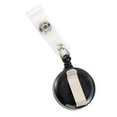 20Pcs New Black Keys-Ids-Badges ID Badge Key Card Name Tag Holders(Retracta