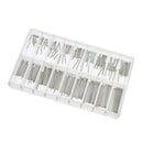 180 Pieces Assorted Spring Bars Watch Band Stainless Steel Cotter Link Pins 8mm