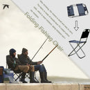 Outdoor Folding Chair 7075 Aluminum Alloy Fishing Camping Chair BBQ Stool