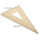 Super Durable Brass Speed Triangle Ruler Set Square Tools Carpenter Clear Ruler