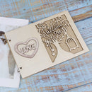 Wooden Wedding GuestBook Happiness Tree Guest Book Wedding Gift for Couples NT,a