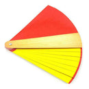 1pc Color Changing Magic Fans Double-sided Magic Fans Magic Props Tricks Pa J5E0
