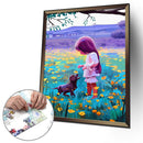 1000pcs DIY Garden Girl Dog Puzzle Educational Learning Assembling Toys A