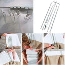 Galvanised Metal Curtain Tape Deep Clip Pinch Pleat Prong Hanging Goblet h EID