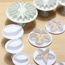 33PCS Sugarcraft Cake Cupcake Decorating Fondant Icing Plunger Cutters Tools lia