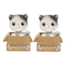 2Pcs Lovely Shaking Head Cat Nodding Ornament Car Home Office Decoration