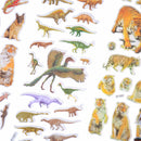 6 Sheets Wildlife Animals Scrapbooking Bubble Puffy Stickers Reward Kids Toys  Z