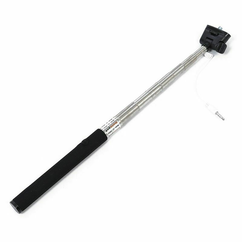 Extendable Self Portrait Selfie Handheld Stick Monopod With Remote Button w P3O9