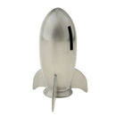 Metal Rocket Piggy Bank Cute Child Put Coin, Spaceship Coin Bank for All Ages -