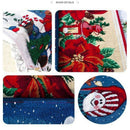 New Christmas Table Cover Cloth Festive Decor Creative Christmas Tablecloth Z7N6