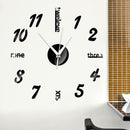 Creative Quartz Clock Acrylic Ultra Silent Wall Clock Living Room Decor