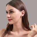 5pcs/Set Simple Butterfly Rhinestone Necklace Studs Earrings Women Jewelry