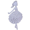 2pcs Metal Cutting Dies Dressing Girl DIY Scrapbook Embossing Stencil Craft