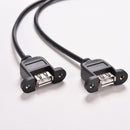 2 Port USB A Female to Internal 9 Pin Header Adapter Cable Practical Popular M&O