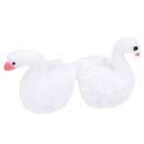 2PCs DIY Aquarium White Swan Figures Decor Fish Tank Ornaments Garden Statue JR
