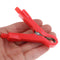 1Pair 30a insulated crocodile clips 90mm low voltage test alligator clamps OZ