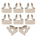 8x 304 Stainless Steel Marine Boat Hook Holder