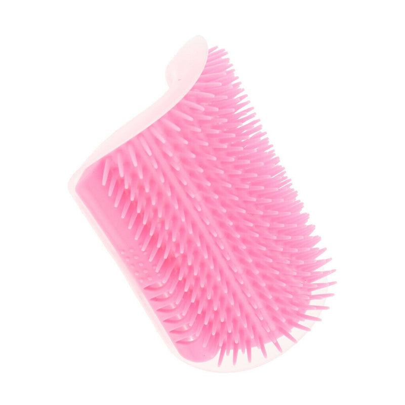 Cat Self Groomer, Cat Corner Groomer with Catnip,Perfect Massager Tool for Cats